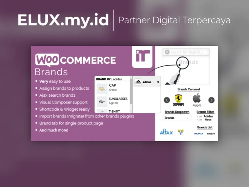 Foto Asli Woocommerce Brands Wordpress Plugin