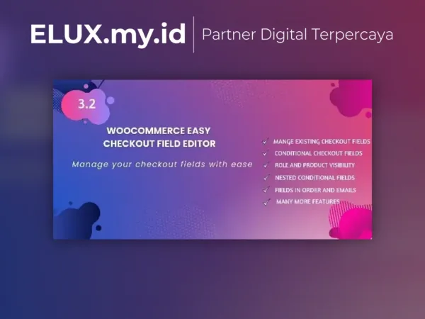 Tampilan Woocommerce Easy Checkout Field Editor Wordpress Plugin