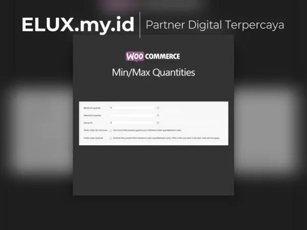 Detail Produk Woocommerce Min Max Quantities Wordpress Plugin