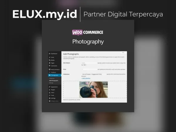 Tampilan Woocommerce Photography Wordpress Plugin