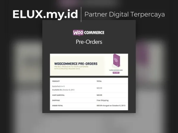 Detail Produk Woocommerce Pre Orders Wordpress Plugin
