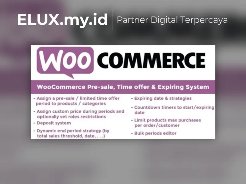 Woocommerce Pre Sale Time Offer Expiring System Jual Woocommerce Pre Sale Time Offer Expiring System Wordpress Plugin