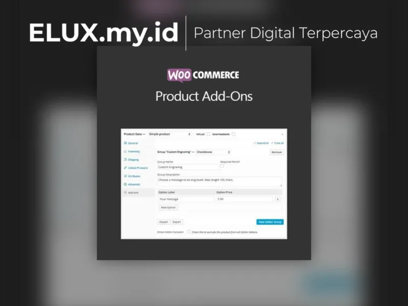Woocommerce Product Add Ons Wordpress Plugin Tampilan Woocommerce Product Add Ons Wordpress Plugin