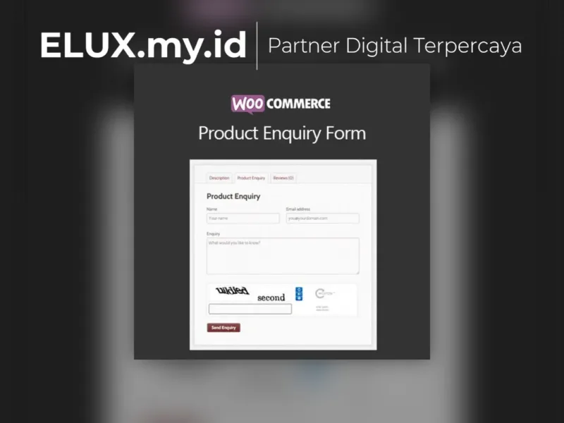 Tampilan Woocommerce Product Enquiry Form Wordpress Plugin