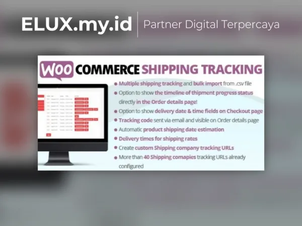 Lisensi Resmi Woocommerce Shipping Tracking Wordpress Plugin