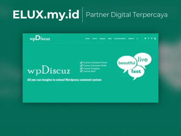 Tampilan Wpdiscuz Addons Better Comment System Wordpress Plugin