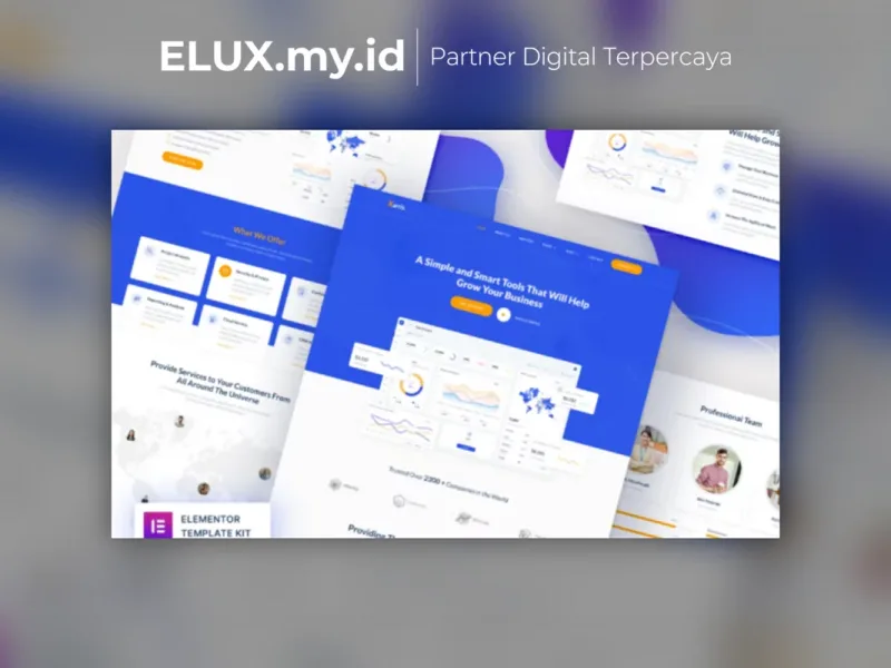 Xarris Saas Startup Elementor Template Kit Tampilan Xarris Saas Startup Elementor Template Kit Lifetime Unlimited Domain