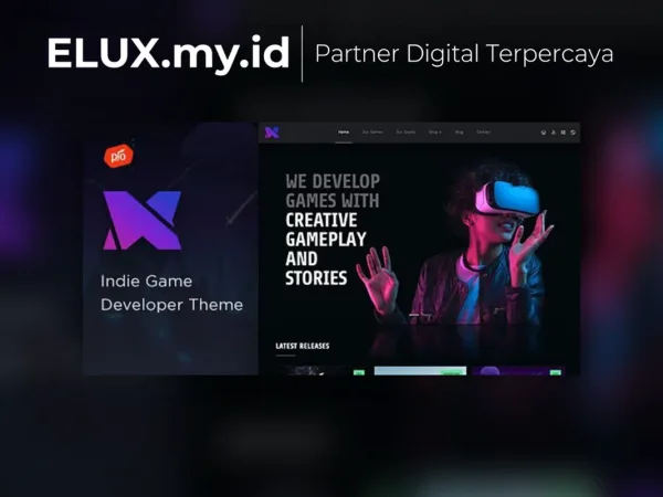 Lisensi Resmi Xion Indie Game Developer Wordpress Theme