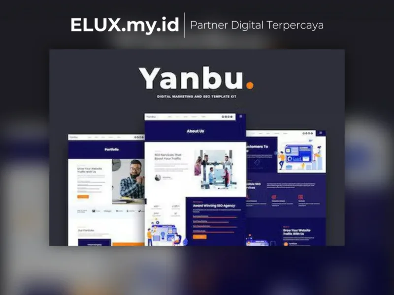 Detail Produk Yanbu Digital Marketing Seo Elementor Template Kit Lifetime