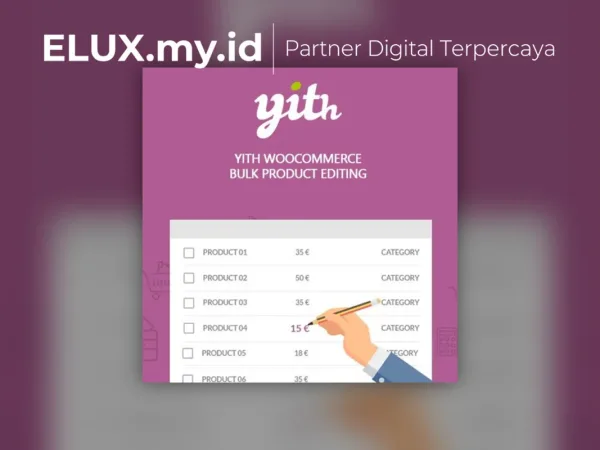 Tampilan Yith Woocommerce Bulk Product Editing Wordpress Plugin