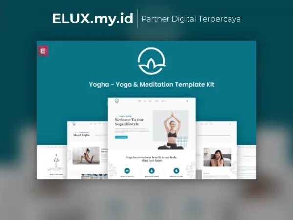 Detail Produk Yogha Yoga Meditation Elementor Template Kit Lifetime Unlimited