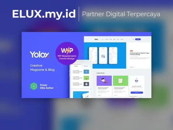 Foto Asli Yolox Business Startup Blog Wordpress Theme