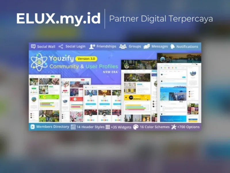 Youzify Wordpress Theme Addons Buddypress Detail Produk Youzify Wordpress Theme Addons Buddypress Community Wordpress