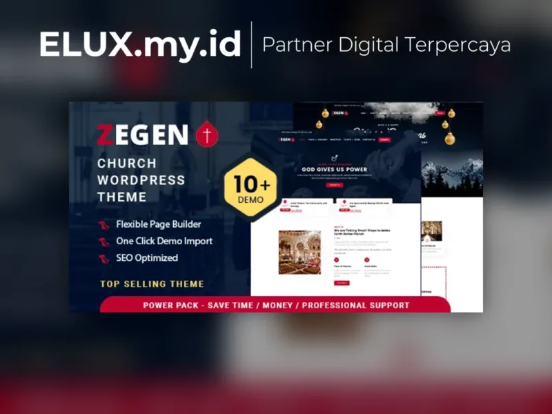 Zegen Church Wordpress Theme Jual Zegen Church Wordpress Theme