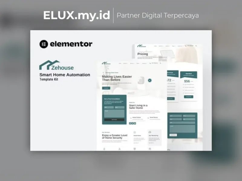Zehouse Smarthome Automation Elementor Template Tampilan Zehouse Smarthome Automation Elementor Template Kit Lifetime Unlimited