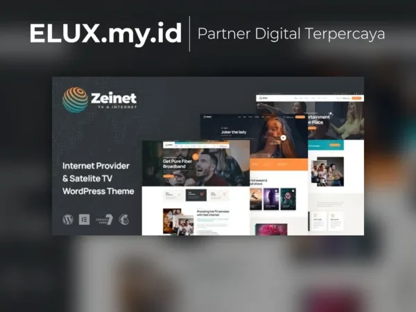 Detail Produk Zeinet Internet Provider Satellite Tv Wordpress Theme