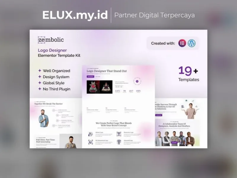 Zembolic Brand Design Agency Elementor Template Foto Asli Zembolic Brand Design Agency Elementor Template Kit Lifetime